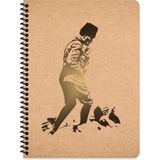 Keskin Color Keskin 16,5*22,5 Kareli Sert Karton Kapak Funky Atatürk Defter - No: 3 - 1 Adet - --