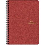 Keskin Color Keskin 17X24 Sert Kapak Ayraçlı Spiralli Premier Ofc4 Defter - Kırmızı