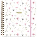 Keskin Color Keskin 19*21 Sert Kapak Spiralli Süresiz Ajanda - Bloom - 1 Adet - Çok Renkli