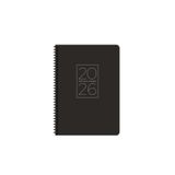KESKİN COLOR Keskin 2026-20*28 Spiralli Haftalık Ajanda-Siyah