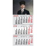 Keskin Color Keskin 2026-3 Aylık Spiralli Jumbo Denizci Takvim-Atatürk 1