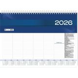 Keskin Color Keskin 2026-AJ-70 28*40 Haftalık Spiralli Masa Sümeni - Beyaz