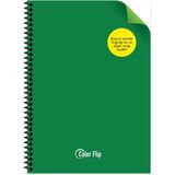 Keskin Color Keskin A4 Çizgili Pp Kapak Çift Renkli Spiralli Defter - Açık Yeşil - 1 Adet - --