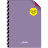 Keskin Color Keskin A4 Çizgili Pp Kapak Çift Renkli Spiralli Defter - Mor - 1 Adet - --