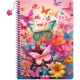 Keskin Color Keskin A4 Kareli Charmlı Kelebek Defter - Karışık Renkler - 1 Adet - --