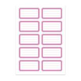 Keskin Color Keskin Okul Etiketi Tek Renk Pembe 3’lü 220896-99