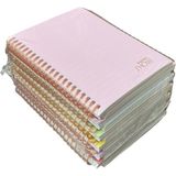 Keskin Color Keskin Pastel Show A6 ( 10.5 x 14,5 cm ) 80 Yaprak Pp Kapak Çizgili Not Defteri - 12'li Paket