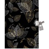 keskin color kilitli günlük hatıra defteri 14x20 cm 80 yaprak black 310141-99 (karışık renk 1 adet) - Yok
