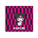 Keskin Color Kuromi 16X15cm 50 Yaprak Çizgili Spiralli Sert Kapak Not Defteri 410140-12 (Karışık Renk 1 Adet)