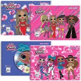 Keskin Color L.O.L. OMG 25x35 15 Yapraklı Spiralli Resim Defteri