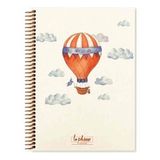 Keskin Color La Plume Spiralli Turuncu Balloon Sert Kapak 80 Yaprak 17x24 Çizgili Defter