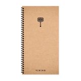 Keskin Color La Plume Viking Spiralli Çekiç Sert Kapak 80 Yaprak 10x19 cm Çizgisiz Defter