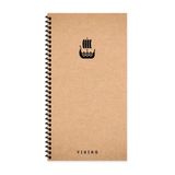 Keskin Color La Plume Viking Spiralli Gemi Sert Kapak 80 Yaprak 10x19 cm Çizgisiz Defter
