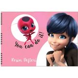 Keskin Color Lady Bug 25x35 cm 15 Yaprak 110 gr 4'lü Spiralli Resim Defteri