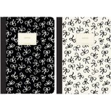 Keskin Color Limited Edition B5 40 Yp. Terzi Dikiş Not Defteri - 2'li Blk & White Bows - 1 Adet - --