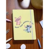 Keskin Color Lisanslı Stitch Wave Your Worries Away 80 Yaprak A5 Defter - Sarı - Standart