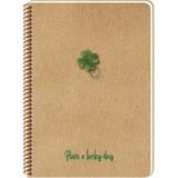 Keskin Color Lucky A5 80 Yaprak Noktalı Spiralli Kraft Kapak Ivory Kağıt Defter