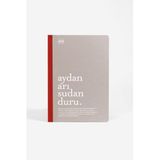 Keskin Color Lugat365 x Karatis 13 * 19 64 Yp.Çizgili Defter-Aydan Arı Sudan Duru