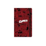 Keskin Color Marvel 13x21 80 Yapraklı Çizgili Ciltli Lastikli Bordo Defter