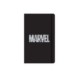 Keskin Color Marvel 13x21 80 Yapraklı Çizgili Ciltli Lastikli Siyah Defter