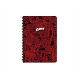 Keskin Color Marvel Spiralli Bordo Sert Kapak 100 Yaprak 17x24 cm Çizgili Defter