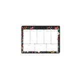 KESKİN COLOR Masa Üstü Haftalık Planlayıcı (planner) Siyah Çiçek 17x24cm 52 Yaprak