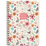 Keskin Color Neat Notes Spring Time Mia 17x24 100 Yaprak Kareli Spiralli Karton Kapak Defter