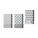 keskin color not defteri pronot-foil ethnica çizgili 80 yaprak 9x14 cm 413715-99 asorti - Karışık