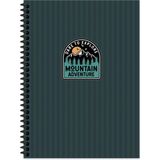 Keskin Color Outdoor Spiralli Mavi Sert Kapak 80 Yaprak 17x24 Çizgili Defter