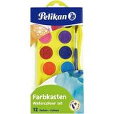 Keskin Color Pelikan Sulu Boya Küçük Boy 12 Renk