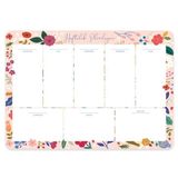 Keskin Color Pembe Çiçek 17x24 cm 52 Yaprak Haftalık Planner Blok