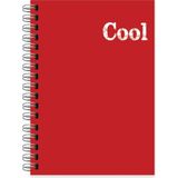 keskin color plastik kapak spiralli cool not defteri a6 küçük boy 80 yaprak çizgili 321681-99 (12 li paket) - Karışık