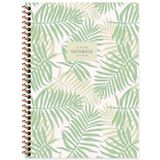 Keskin Color Plume Leaves 16.5x22 80 Yp Kareli Defter