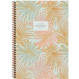 Keskin Color Plume Leaves A4 80 Yp Kareli Defter