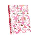 Keskin Color Princess Yıldız Çizgili Defter 80 Yaprak Renkli 16,5X22,5 Ölçülerle Kullanıma Uygun