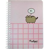Keskin Color Pusheen A6 80 Yaprak Çizgili Spiralli Bloknot Not Defteri Lisanslı - 3 Adet