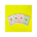 keskin color pusheen bloknot not defteri spiralli a7 küçük boy 42 yaprak çizgili 140100-10 (48 li paket) - Karışık