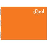keskin color resim defteri 25x 35 cm 15 yaprak spiralli plastik kapak cool 306121-99 (karışık renk 1 adet) - Yok