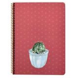 Keskin Color Saguaro Spiralli Kaktüs Sert Kapak 100 Yaprak 20x28 Kareli Defter