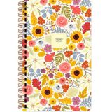 Keskin Color Sert Kapak Düz Çiçek Ayçiçeği 13x21 cm Spiralli Defter