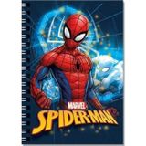 Keskin Color Spiderman 80 Yaprak Çizgili A6 Not Defteri Spiralli Lisanslı - 3 Adet