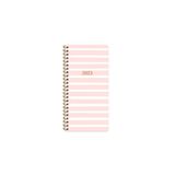 KESKİN COLOR Spiralli Haftalık-12 Aylık Cep Ajandası, Sert Karton Kapak, 72 Yaprak, 8x16 cm, Pembe KCSH