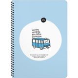 Keskin Color Sticker Hisli Şeyler 16,5x22,5 80 Yp. Çizgili Stickerli Üstüme Gelmeyin Ben Zaten Dolmuşum Defter