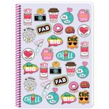 Keskin Color Sweet Fun A4 80 Yp Kareli Spiralli Defter