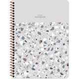 Keskin Color Terazzo Defter 16,5X22,5 80 Yaprak Çizgili