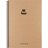 Keskin Color Viking Sert Kapak 10X19 80 Yaprak Düz Gemi Defter