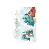 KESKİN COLOR Yaldızlı Yılbaşı Tebrik Kartı, Zarflı, 11.5x16.7 cm E-900211-99-05