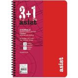 Keskin Defter Asist 16,5X22,5 Ayraçlı 3+1 Pp Kapak 100 Yp. 351563