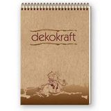 Keskin Dekokraft Düz A4 100 Yaprak Spiralli Bloknot