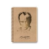Keskin Funky Ata Spiralli Defter 17x23 Düz 100 Yaprak ( 418110)
